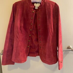 Red Suede Jacket